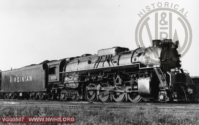 VGN Steam Locomotive,   BA, #505 Norfolk, VA