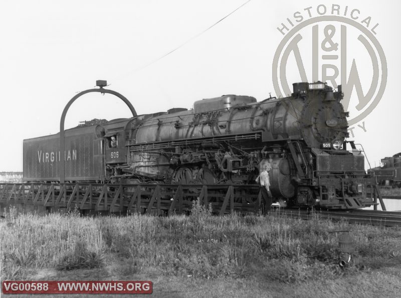 VGN Steam Locomotive,   BA, #505 Norfolk, VA
