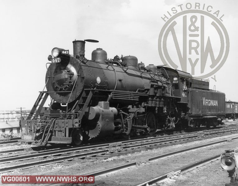 VGN Steam locomotive MB #447, Norfolk, VA