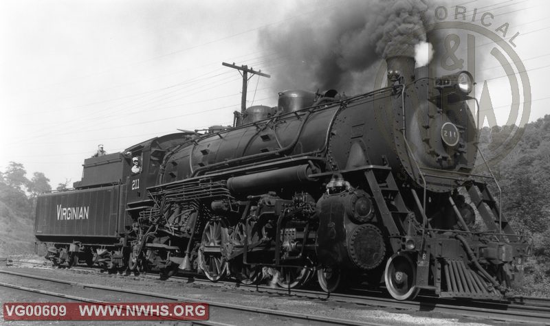 VGN Steam locomotive PA #211  Page, WV
