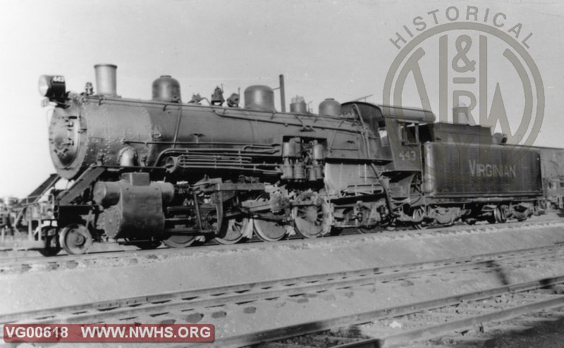 VGN Steam locomotive MB class #443 Princeton, WV