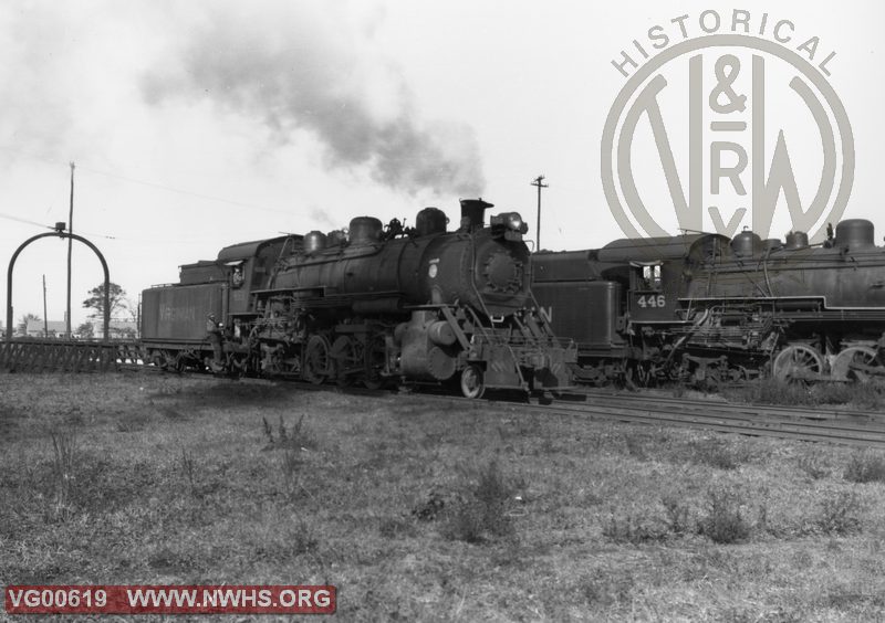 VGN Steam locomotive MB class #446 and #453 Norfolk, VA