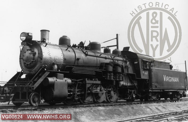 VGN Steam locomotive MB class #453 Roanoke, VA