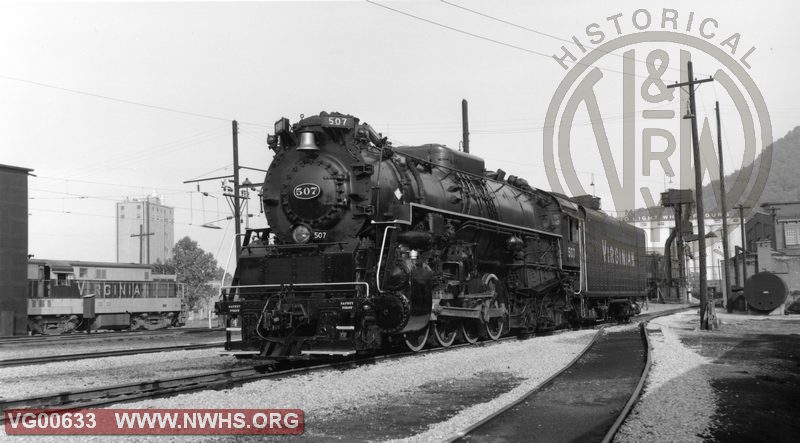 VGN Steam locomotive BA class #507 Roanoke