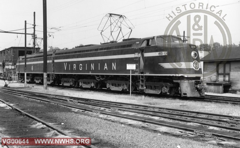 VGN Electric locomotive EL-2B class #128 and EL-C class #137 Roanoke, VA