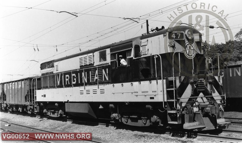 VGN Diesel Locomotive  H16-44 #47 Roanoke, VA