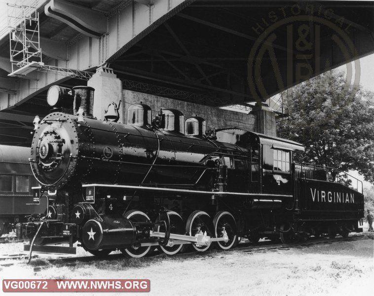 VGN Steam Locomotive 0-8-0 Class SA #4 Wasena Park Roanoke, VA