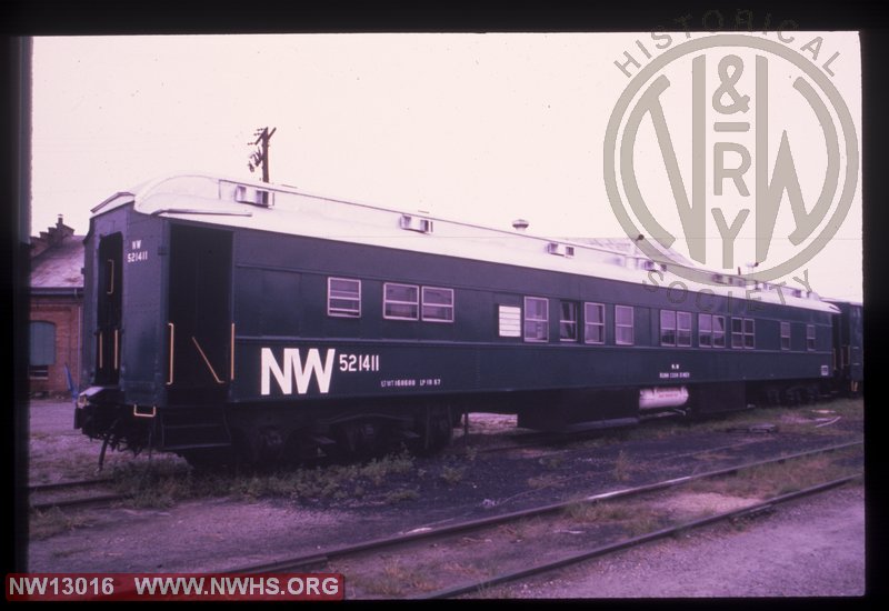 NW Pg #521411 MoW Coach, Bunk-cook-diner at unknown location
