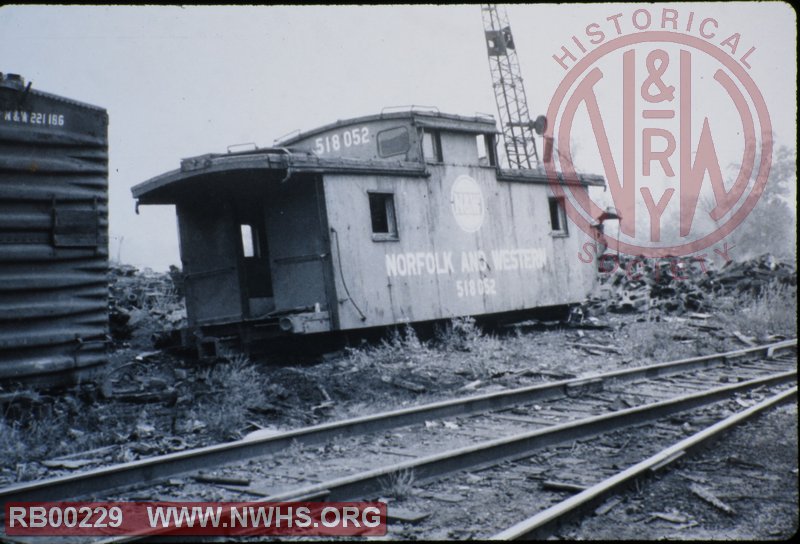 N&W Class CF Caboose #518052 at New Boston, OH