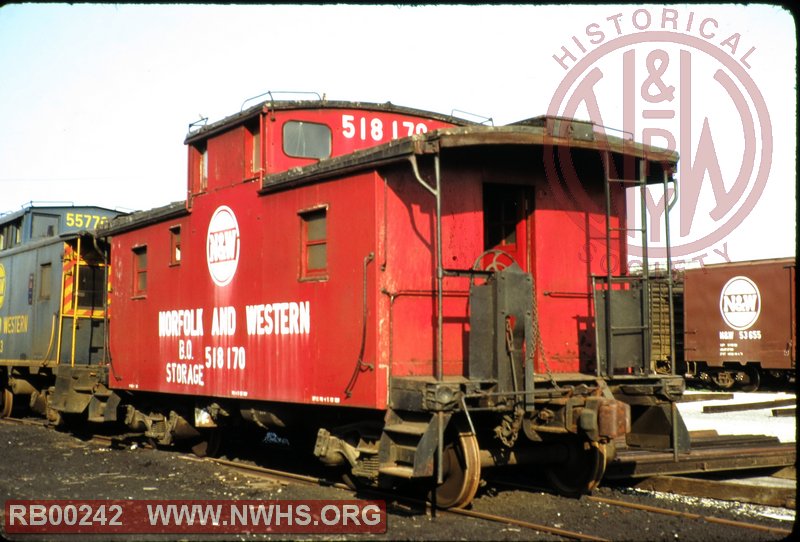 N&W Class CF Caboose #518170 at Decatur, IL