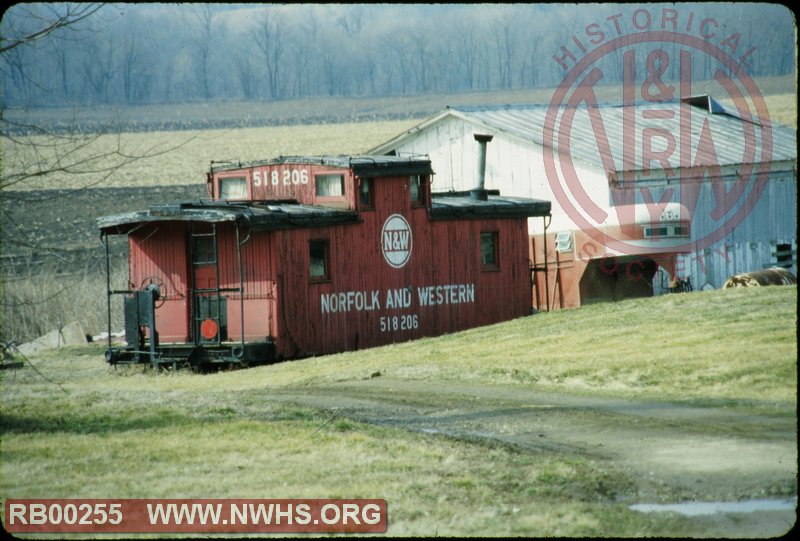 N&W Class CF Caboose #518206 at Lucasville, OH