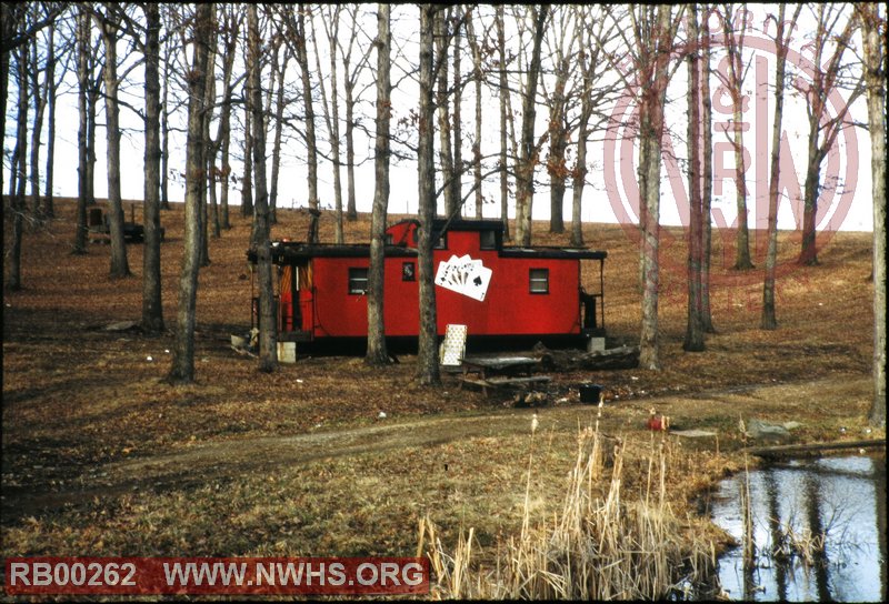N&W Class CF Caboose #518235 at Waverly, OH