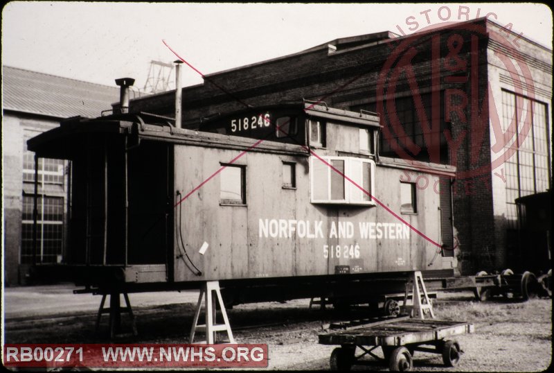 N&W Class CF Caboose #518246 at Portsmouth, OH