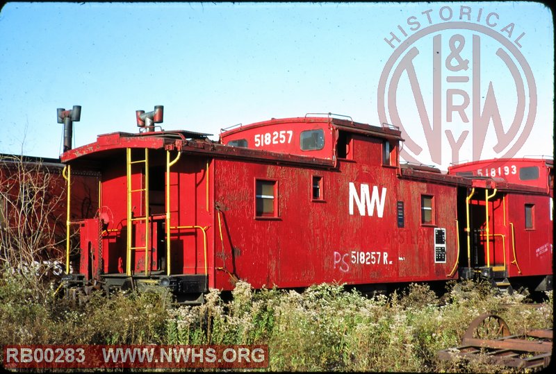 N&W Class CF Caboose #518257 at Decatur, IL