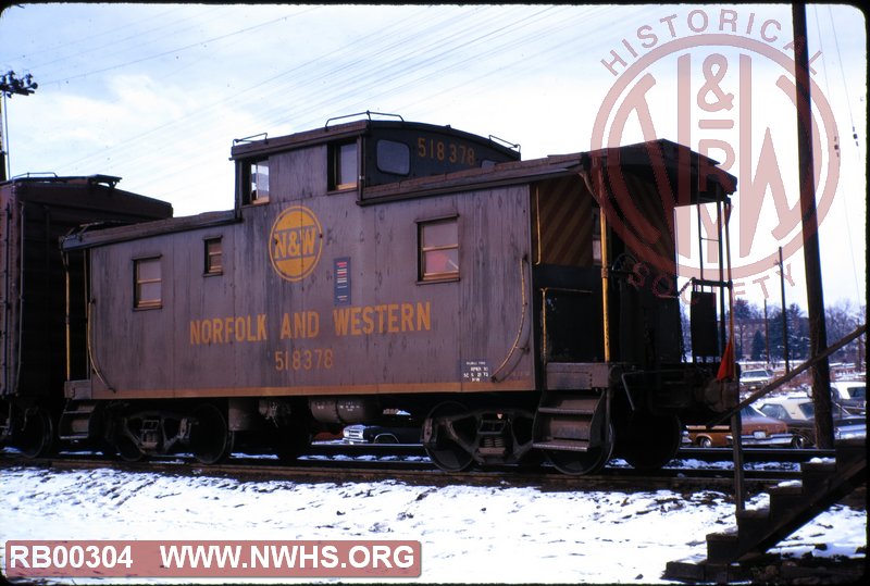 N&W Class CF Caboose #518378 at Lynchburg, VA