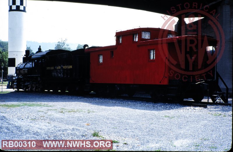 N&W Class CF Caboose #518302 misnumbered as #518391 at VMT (Wasena Park) in Roanoke, VA