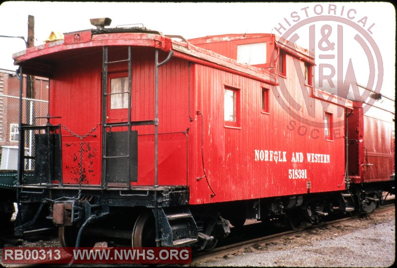 N&W Class CF Caboose #518302 misnumbered as #518391 at VMT in Roanoke, VA