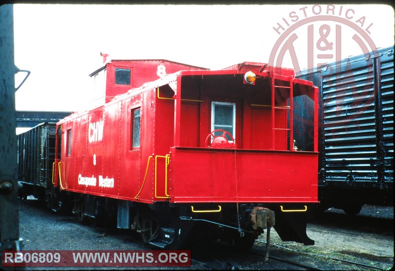 Chesapeake Western Railway caboose #8 at Princeton, WV