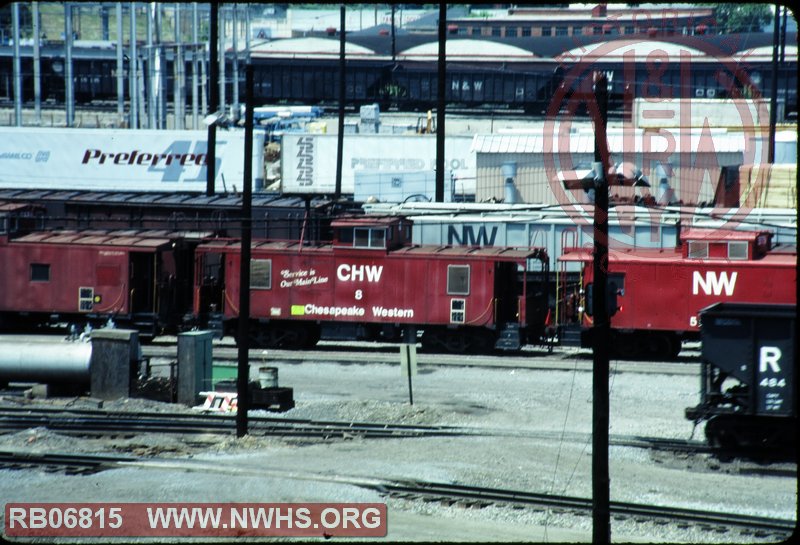 Chesapeake Western Railway caboose #8 at Roanoke, VA