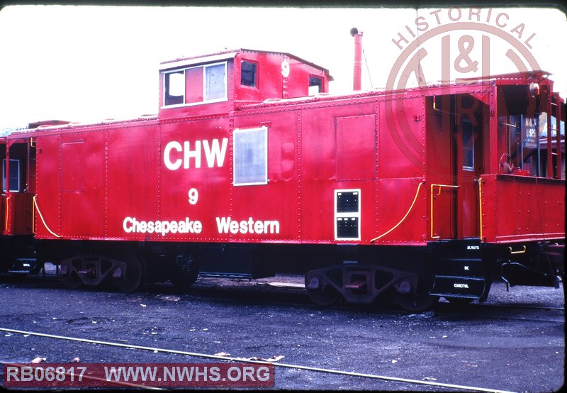 Chesapeake Western Railway caboose #9 at Princeton, WV