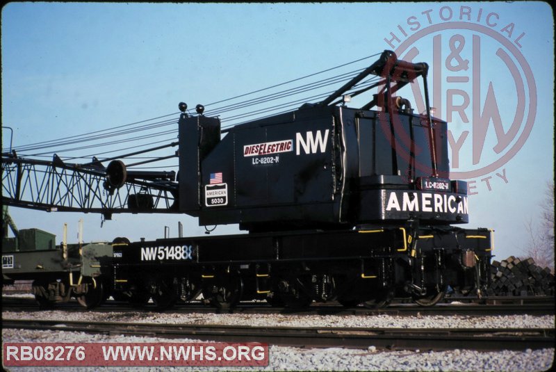 N&W Locomotive Crane, 30 Tons #514888 at Fostoria, OH