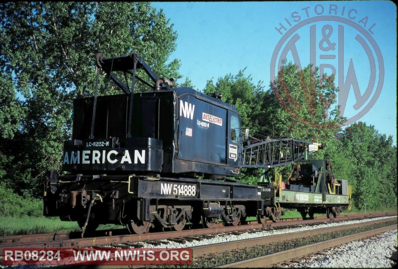 N&W Locomotive Crane, 30 Tons #514888 at Marion, OH