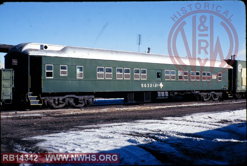 N&W Coach, Bunk-cook-diner #563212 at Decatur, IL