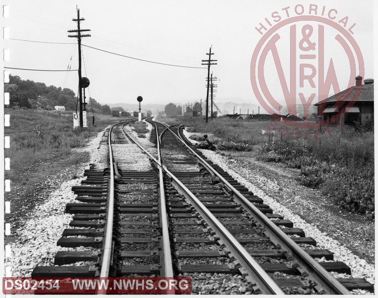N&W: Pulaski yard:East end yard, looking West.