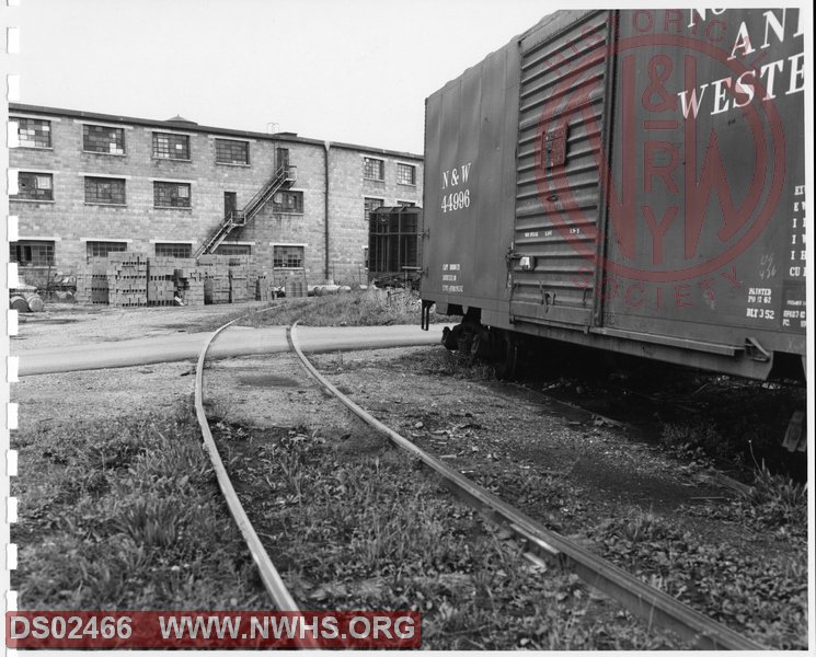 N&W: Pulaski yard:Looking East on Coleman Track at Coleman Plan No. 1.