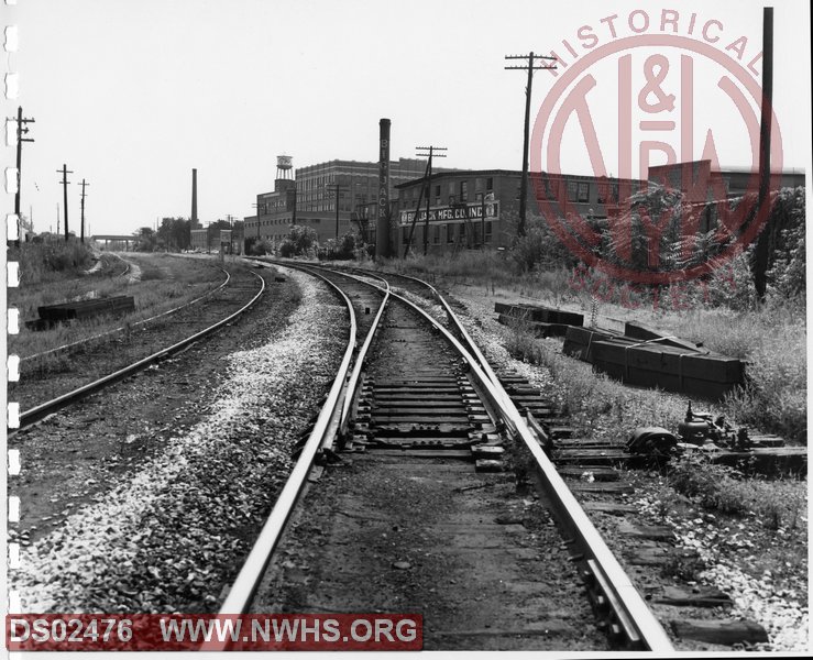 N&W: Bristol Yard:Looking West at Southern Railway Yard from State Street Crossing.
