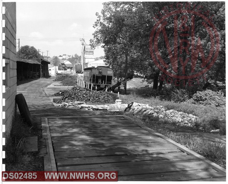 N&W: Bristol Yard:Looking West at Siding serving Mary Street Coal Company and Bristol Concrete Products Company.