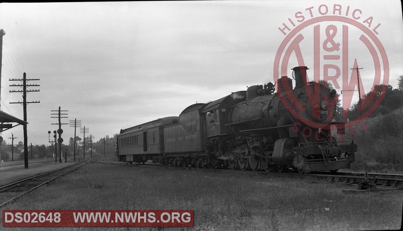 N&W M 475 at Christiansburg on #111