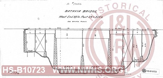 Bridge No 2056, Batavia Bridge, West End Mile Post 24+3102