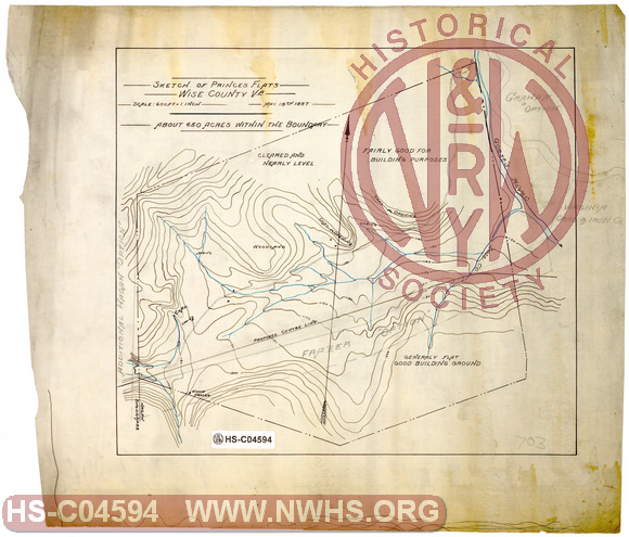 Sketch of Princes Flats, Wise County Va