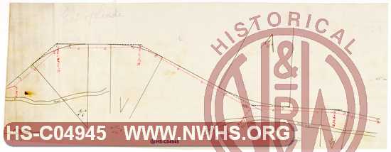 Untitled, Washington Branch early survey, "East of Linden" in pencil