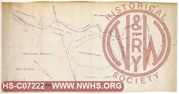 Location of Ward & Andrews coal property on the Elkhorn