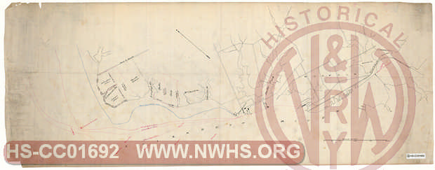 Untitled. "Lamberts Point Va - acreage of farms" - Appears to be a very early survey of Lambert's Point.