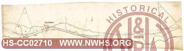 Untitled, Washington Branch early survey, Linden, VA with Virginia Midland shown