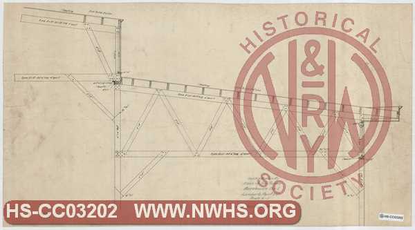 N&W Ry, Sketch of Roof Trusses Warehouse No 1, Lamberts Point, Va.