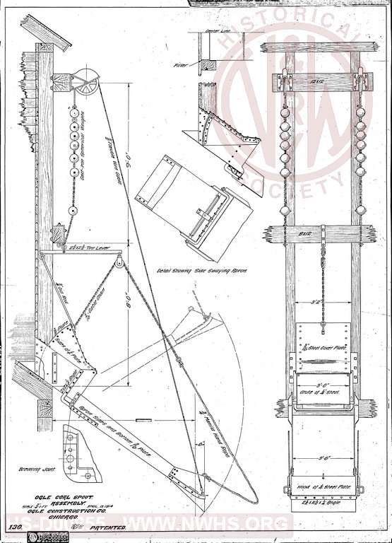 Ogle coal spout assembly