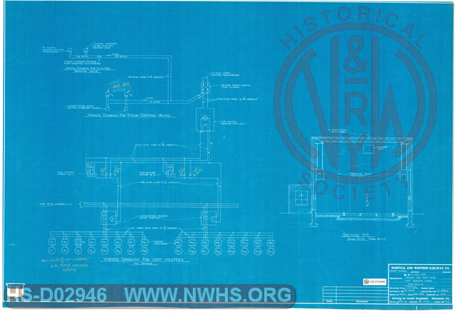Freight Car Paint Shop, East Roanoke Shops. Heating Plan