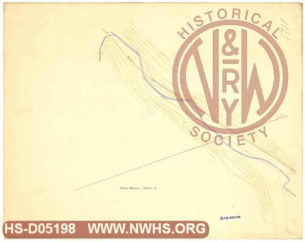 N&W RR, Ohio Extension, Siding to Proposed Mines on Mays Branch