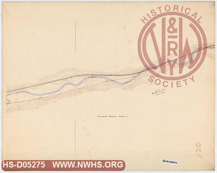 N&W RR Ohio Extension, Siding to Proposed Mines - Sycamore Branch