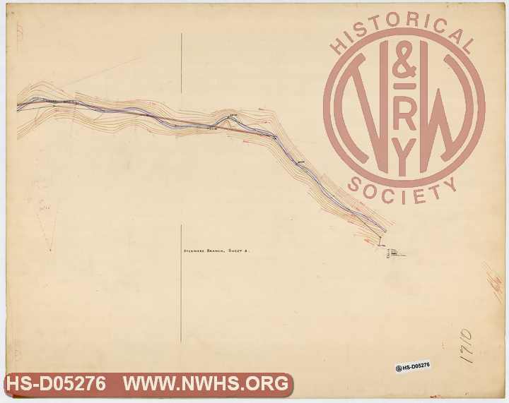 N&W RR Ohio Extension, Siding to Proposed Mines - Sycamore Branch