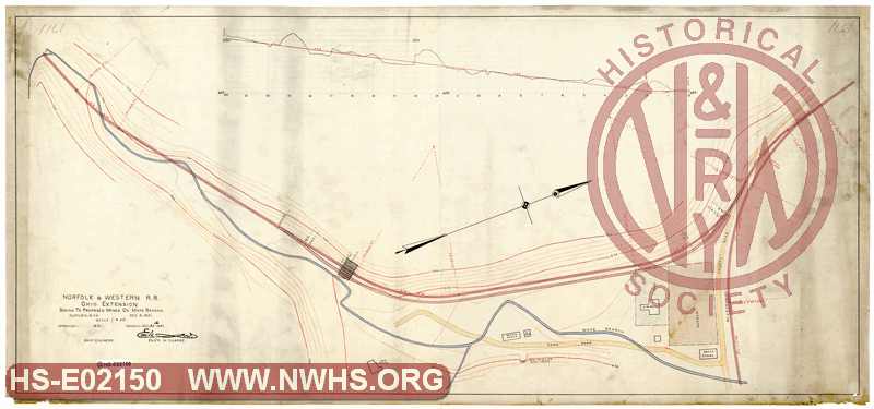 N&W RR, Ohio Extension, Siding to Proposed Mines on May Branch