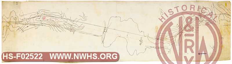 Untitled, Washington Branch early survey, "Wapping Road to Front Royal"