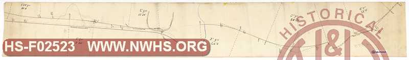 Untitled, Washington Branch early survey, "Richmond & Danville RR"