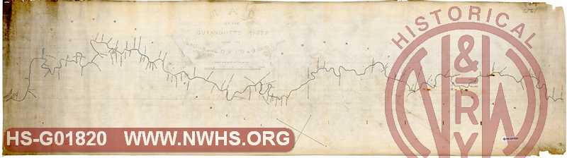 Map of the Guyandotte River from it's Junction with the Ohio at Guyandotte to Gilbert Creek