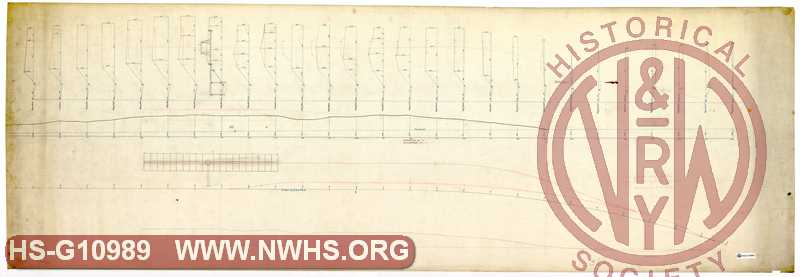 Line of Profile and Cross Sections through cut west of Wilsons, VA MP 110.