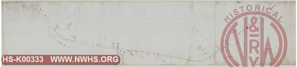 Untitled, Washington Branch early survey, Cromwells Run